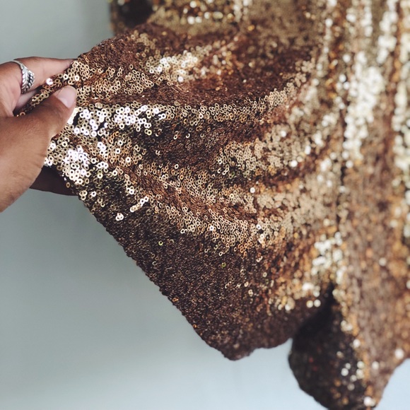 ➳ ➳ SOLD For Sienna Sequin Long Sleeve Romper ➳ ➳ - Picture 6 of 6